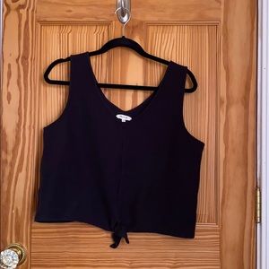 Madewell tied crop top